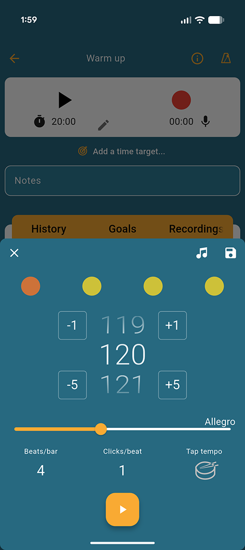 Instrumentive Metronome