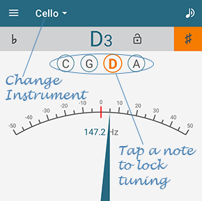 Alternative Tunings Screen