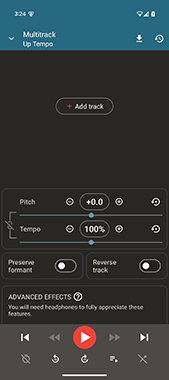 Add multiple tracks
