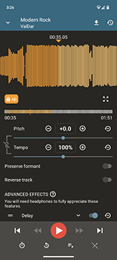 Up Tempo Change Pitch